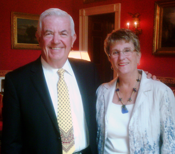 Joyce and Bill Cummings at the White House