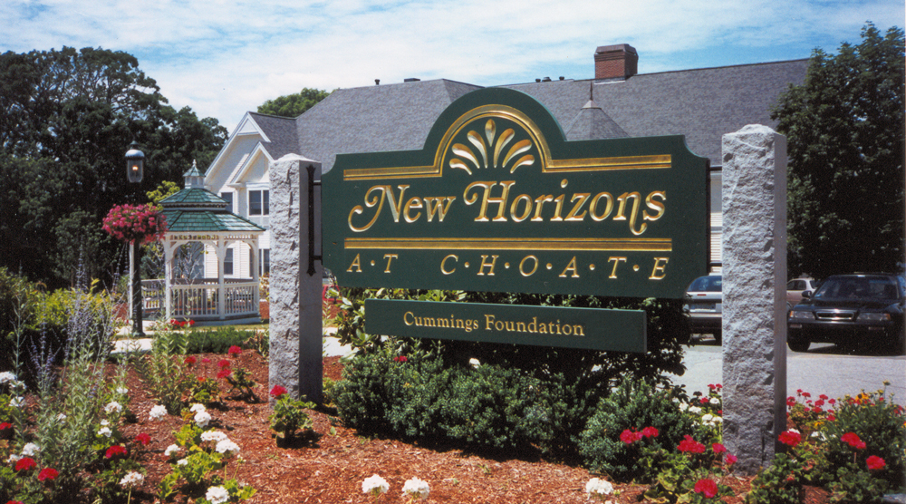 New Horizons at Choate sign