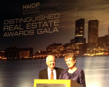 Bill and Joyce Cummings receive NAIOP Public Service Award