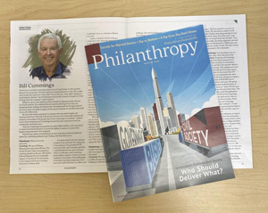 Bill Cummings in Philanthropy Magazine