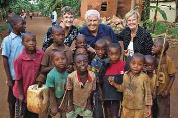 Bill and Joyce Cummings in Rwanda