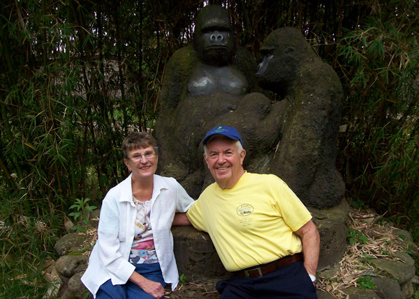 Bill and Joyce gorilla tour