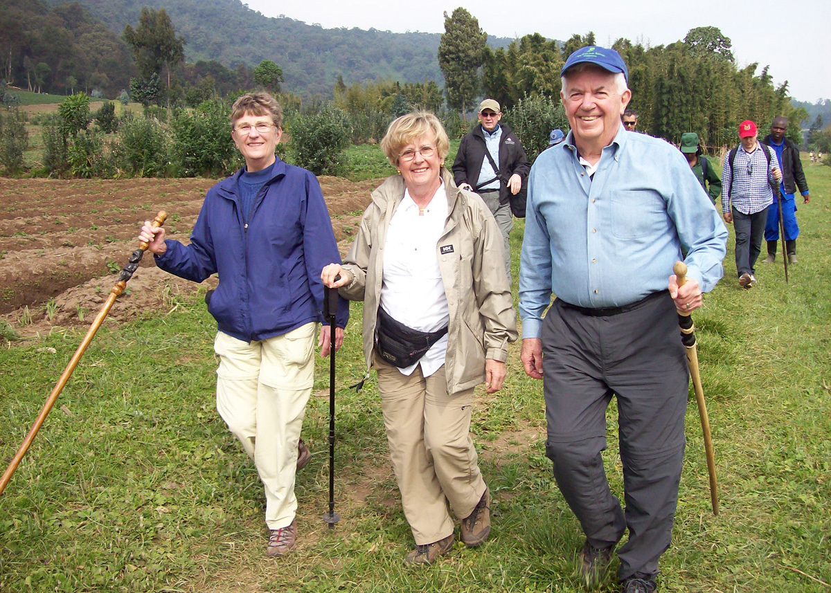 Walking in Rwanda