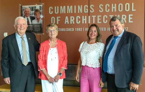 Cummings School of Architecture dedication